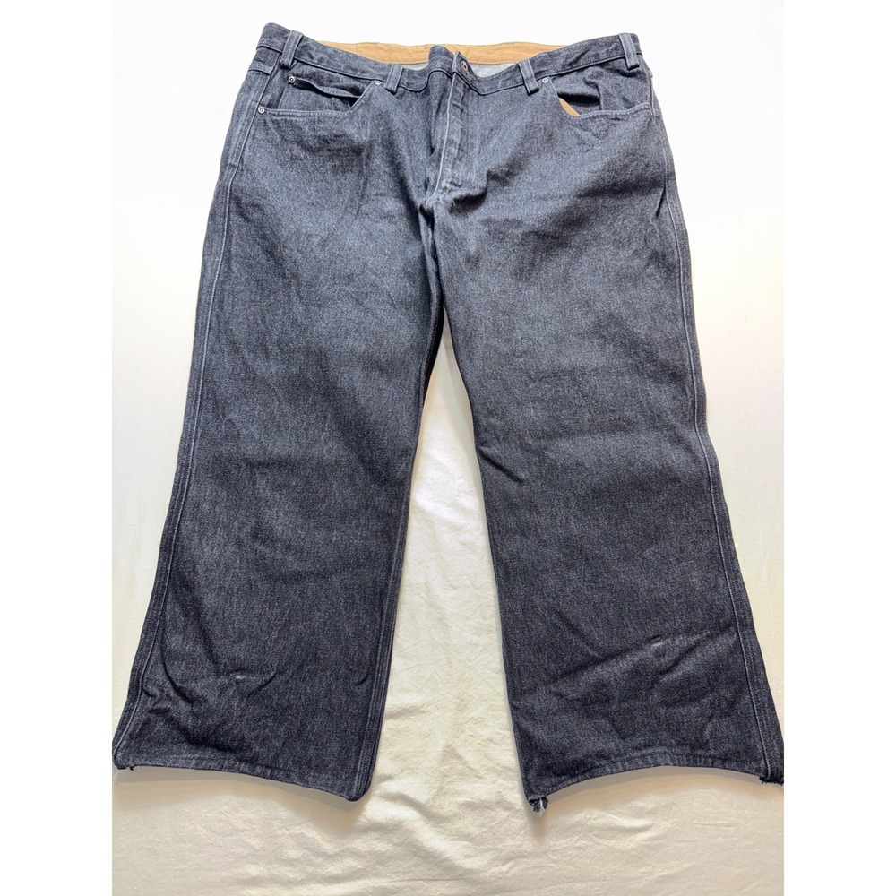Duluth Trading Co Ballroom Jeans Mens 48x28 Dark Gray (Check Length Measurement)